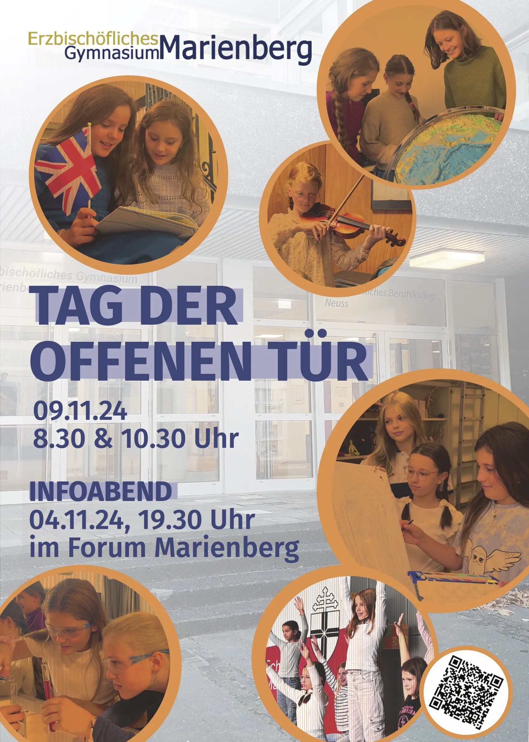 Tag der offenen Tür beim Erzbischöflichen Gymnasium Marienberg