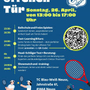 Tag der offenen Tür TC BLau Weiss Neuss