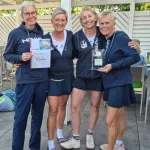 Der Bezirkspokal Damen 50 geht an Blau-Weiss Neuss!
