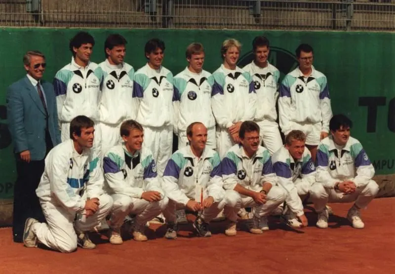 Deutsche Meistermannschaft des TC Blau-Weiss Neuss